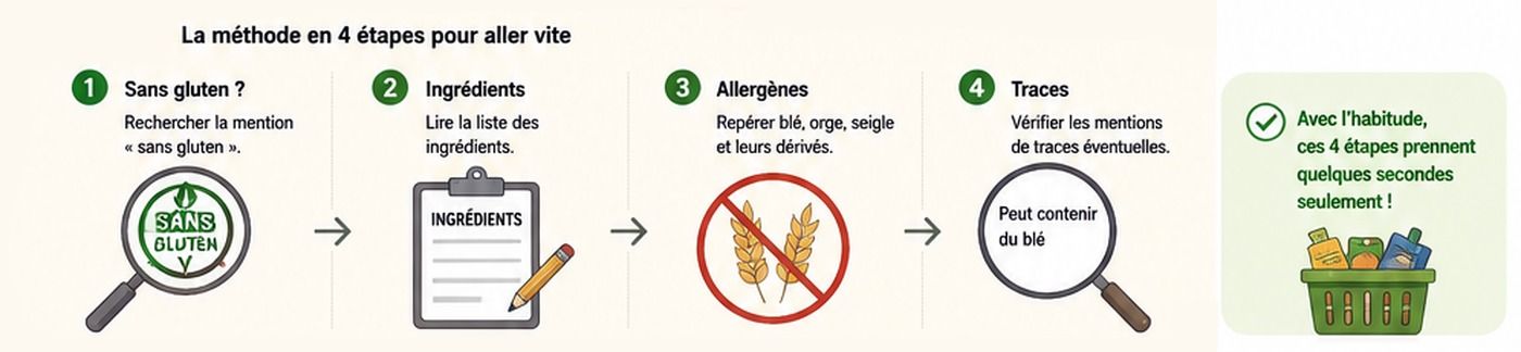 Comment lire une étiquette quand on doit éviter le gluten