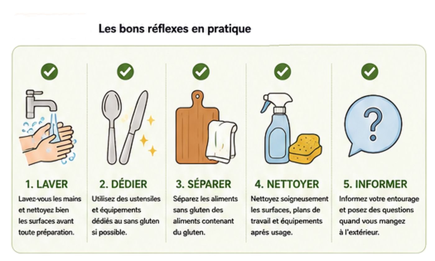 Contamination croisée : les situations auxquelles on ne pense pas