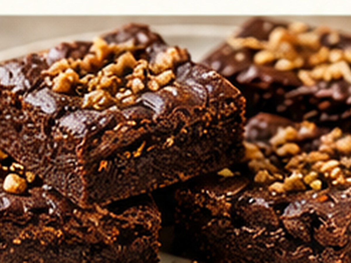 Brownies chocolat-noix à la farine de châtaigne