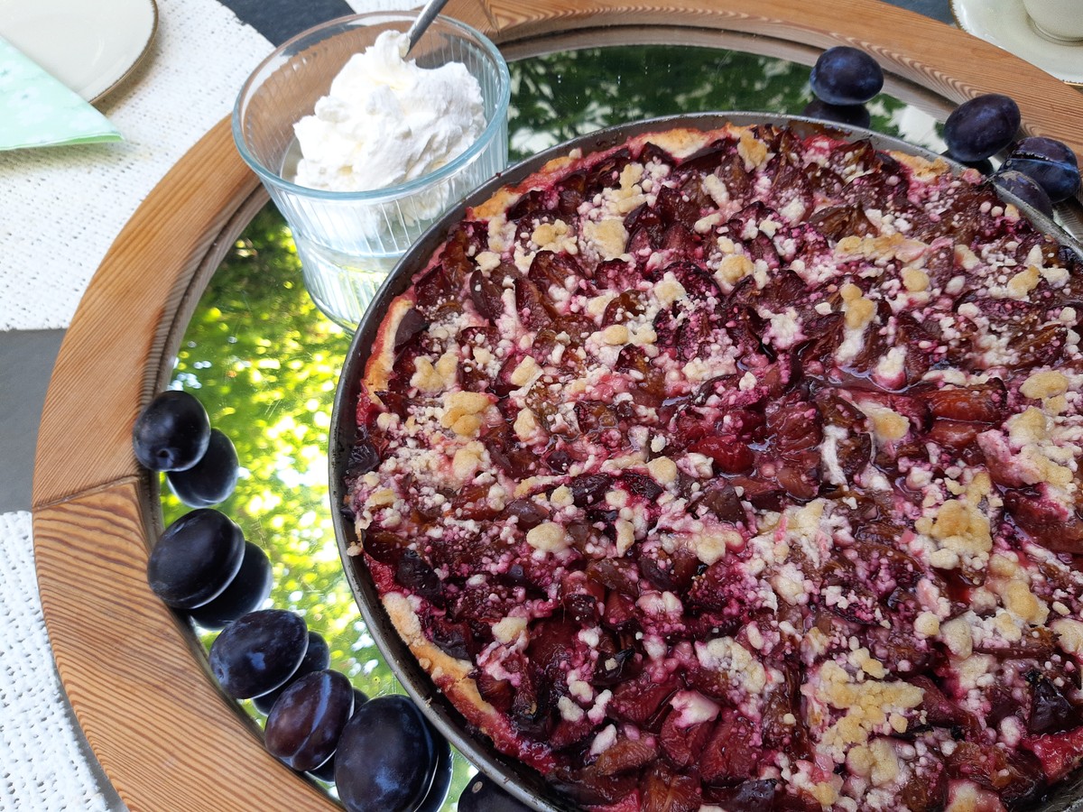 Moelleux aux prunes et à l’amande