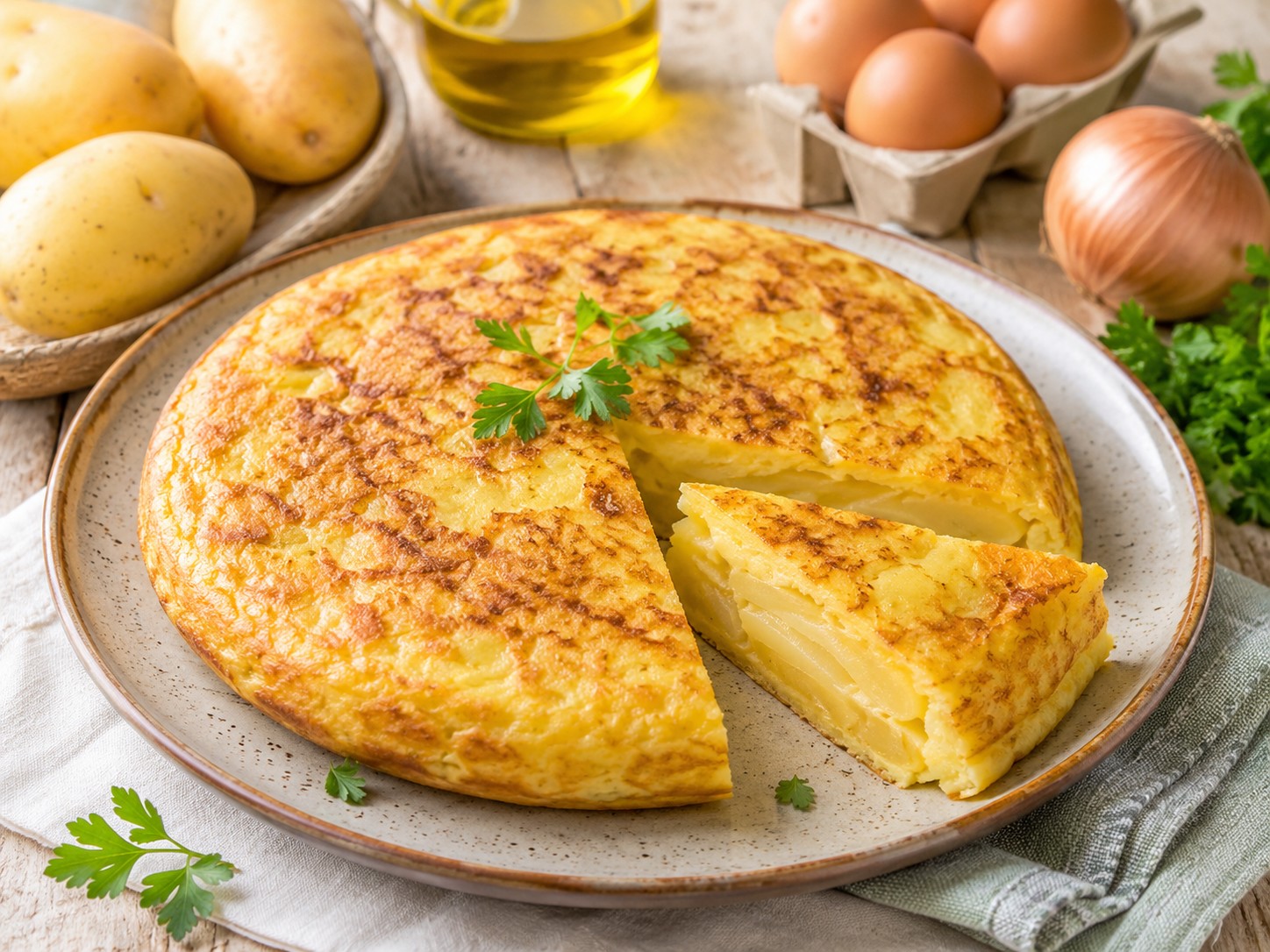 Tortilla facile aux pommes de terre